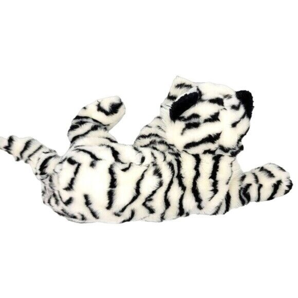 Ty Classic Raj Siberian Tiger Plush Black White 18" Striped Regal Realistic 2006 - Picture 5 of 9